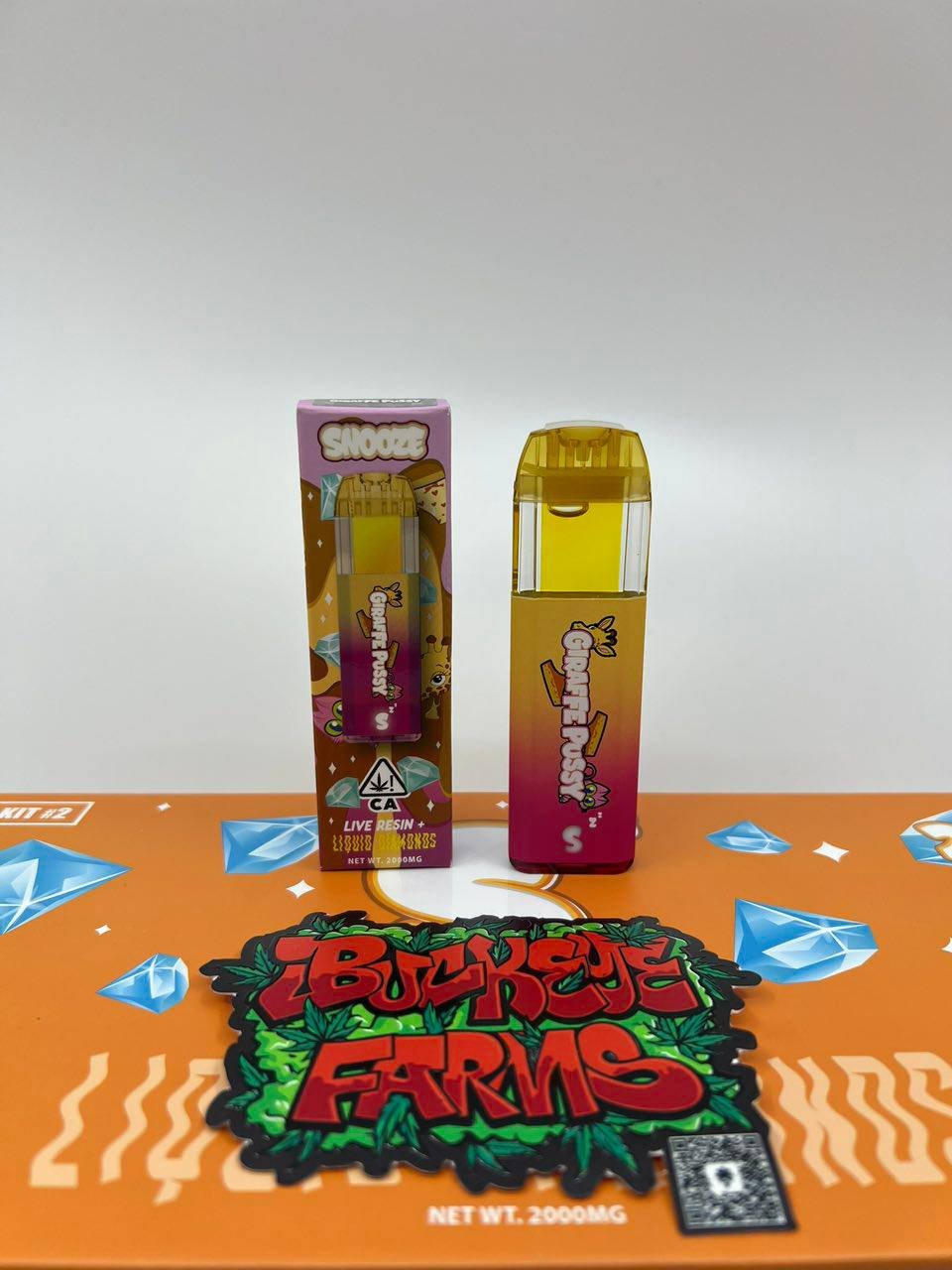 SNOOZE 2 GRAM LIVE RESIN + LIVE DIAMONDS DISPOSABLES